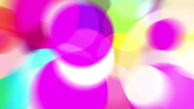 Renkli bir ışık demeti yavaşça hareket ediyor