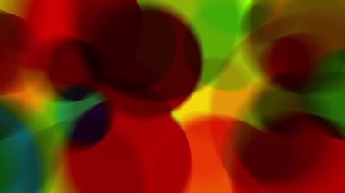 Renkli bir ışık demeti yavaşça hareket ediyor