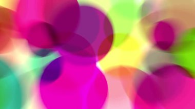 Renkli bir ışık demeti yavaşça hareket ediyor