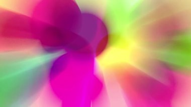 Renkli bir ışık demeti yavaşça hareket ediyor