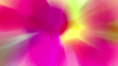 Renkli bir ışık demeti yavaşça hareket ediyor