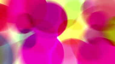 Renkli bir ışık demeti yavaşça hareket ediyor