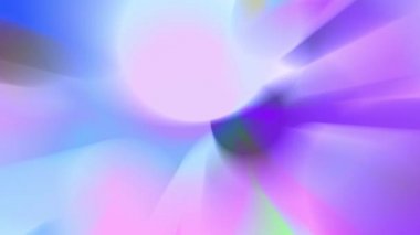 Renkli bir ışık demeti yavaşça hareket ediyor