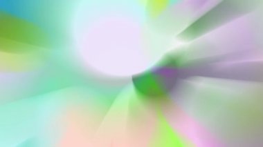 Renkli bir ışık demeti yavaşça hareket ediyor