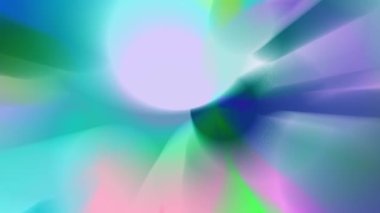 Renkli bir ışık demeti yavaşça hareket ediyor