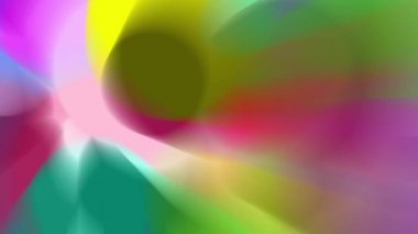 Renkli bir ışık demeti yavaşça hareket ediyor