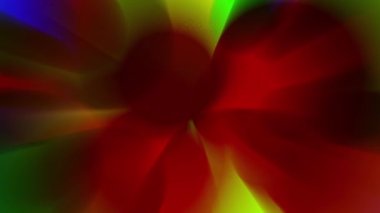 Renkli bir ışık demeti yavaşça hareket ediyor