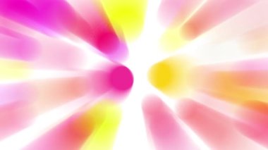 Renkli bir ışık demeti yavaşça hareket ediyor