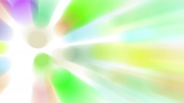 Renkli bir ışık demeti yavaşça hareket ediyor