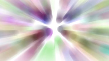 Renkli bir ışık demeti yavaşça hareket ediyor