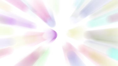 Renkli bir ışık demeti yavaşça hareket ediyor