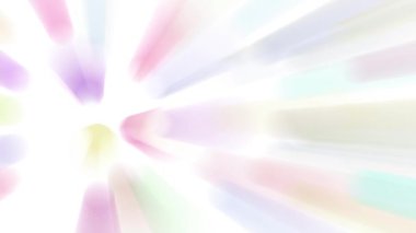 Renkli bir ışık demeti yavaşça hareket ediyor