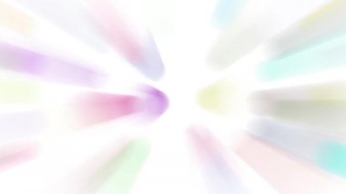 Renkli bir ışık demeti yavaşça hareket ediyor