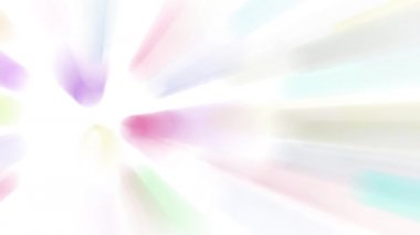 Renkli bir ışık demeti yavaşça hareket ediyor