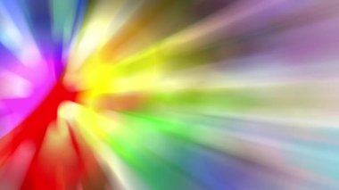 Renkli bir ışık demeti yavaşça hareket ediyor