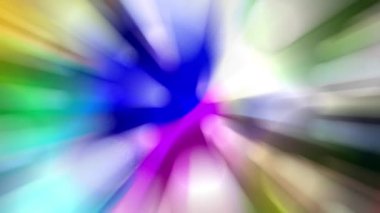 Renkli bir ışık demeti yavaşça hareket ediyor