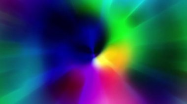 Renkli bir ışık demeti yavaşça hareket ediyor