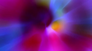 Renkli bir ışık demeti yavaşça hareket ediyor