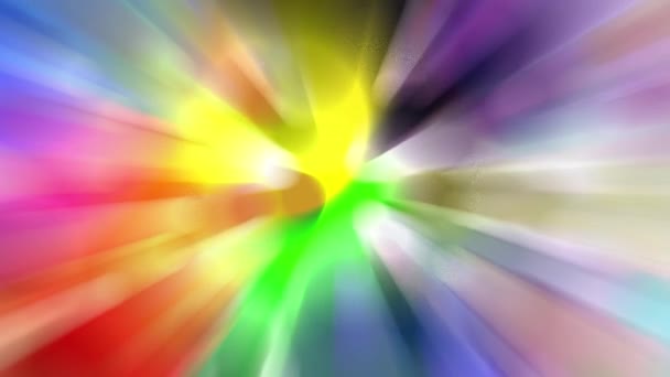Renkli Bir Işık Demeti Yavaşça Hareket Ediyor — Stok video