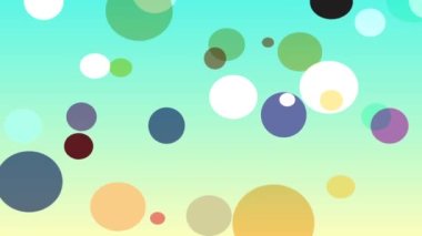 Renkli daireler sürekli zıplıyordu..