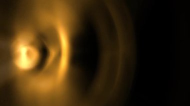 Işık huzmesi yayılır, sürekli hareket eder, parlak ve güzel görünür..