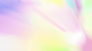 Işık huzmesi yayılır, sürekli hareket eder, parlak ve güzel görünür..