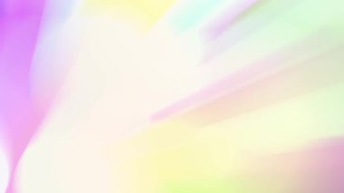 Işık huzmesi yayılır, sürekli hareket eder, parlak ve güzel görünür..