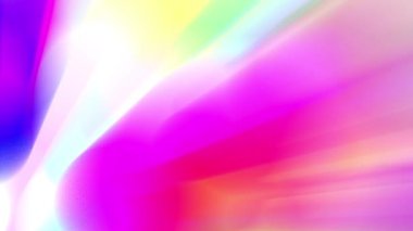 Işık huzmesi yayılır, sürekli hareket eder, parlak ve güzel görünür..