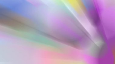 Işık huzmesi yayılır, sürekli hareket eder, parlak ve güzel görünür..