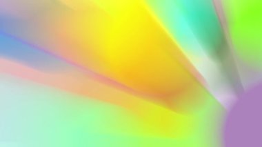 Işık huzmesi yayılır, sürekli hareket eder, parlak ve güzel görünür..