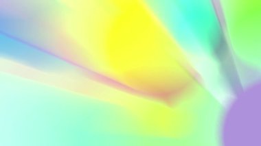 Işık huzmesi yayılır, sürekli hareket eder, parlak ve güzel görünür..