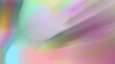 Işık huzmesi yayılır, sürekli hareket eder, parlak ve güzel görünür..