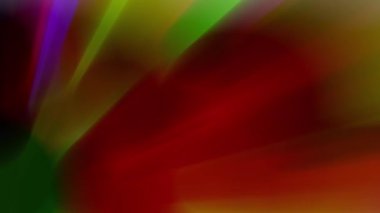 Işık huzmesi yayılır, sürekli hareket eder, parlak ve güzel görünür..