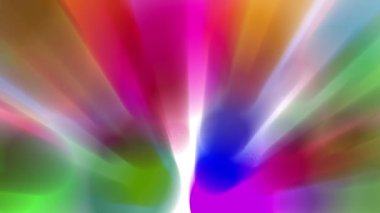 Işık huzmesi yayılır, sürekli hareket eder, parlak ve güzel görünür..