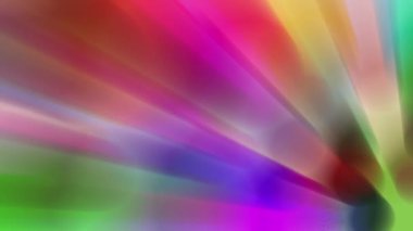 Işık huzmesi yayılır, sürekli hareket eder, parlak ve güzel görünür..