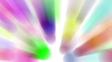 Işık huzmesi yayılır, sürekli hareket eder, parlak ve güzel görünür..