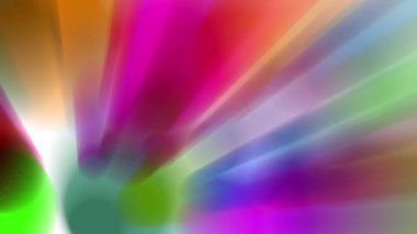 Işık huzmesi yayılır, sürekli hareket eder, parlak ve güzel görünür..