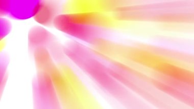 Işık huzmesi yayılır, sürekli hareket eder, parlak ve güzel görünür..