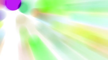 Işık huzmesi yayılır, sürekli hareket eder, parlak ve güzel görünür..