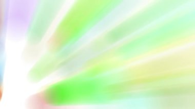 Işık huzmesi yayılır, sürekli hareket eder, parlak ve güzel görünür..