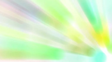 Işık huzmesi yayılır, sürekli hareket eder, parlak ve güzel görünür..