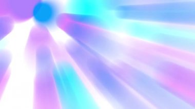 Işık huzmesi yayılır, sürekli hareket eder, parlak ve güzel görünür..