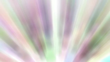 Işık huzmesi yayılır, sürekli hareket eder, parlak ve güzel görünür..