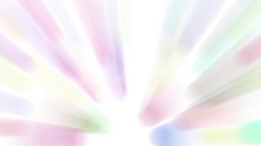 Işık huzmesi yayılır, sürekli hareket eder, parlak ve güzel görünür..