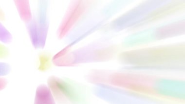 Işık huzmesi yayılır, sürekli hareket eder, parlak ve güzel görünür..