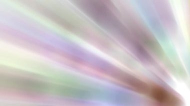 Işık huzmesi yayılır, sürekli hareket eder, parlak ve güzel görünür..