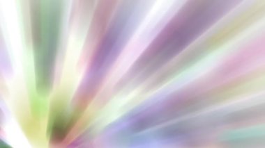 Işık huzmesi yayılır, sürekli hareket eder, parlak ve güzel görünür..