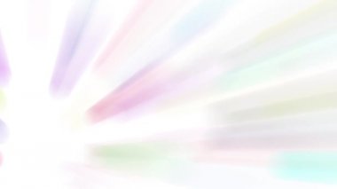 Işık huzmesi yayılır, sürekli hareket eder, parlak ve güzel görünür..