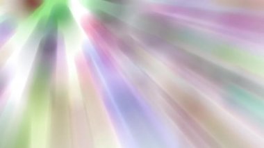 Işık huzmesi yayılır, sürekli hareket eder, parlak ve güzel görünür..