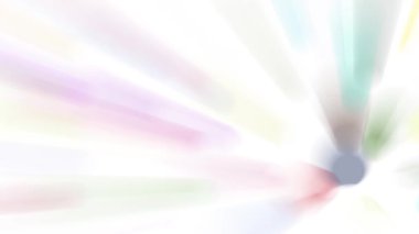 Işık huzmesi yayılır, sürekli hareket eder, parlak ve güzel görünür..